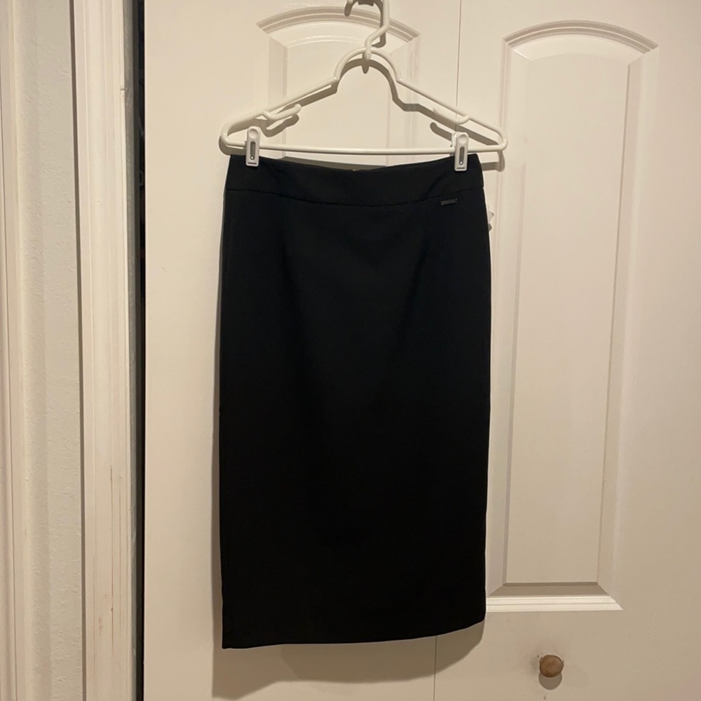 Black Tahari Pencil Skirt